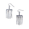 SMALL CHIMES EARRINGS FORGED SPIKES STERLING
