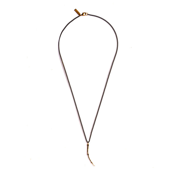 MINI BAT TAIL CHARM PENDANT BRASS