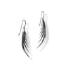 SMALL MANTIS FEATHER EARRINGS STERLING