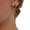Telson Merging Earrings Brass
