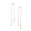 Petite Arc Ear Threaders Yellow Gold