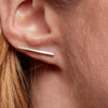 Petite Telson Ear Climber Sterling