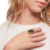 Pleat Ring Brass