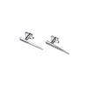 Petite Telson Ear Climber Sterling
