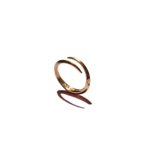 Telson Wrap Ring Yellow Gold
