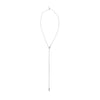 Petite Triangle Lariat in Sterling