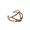 Triangle Cuff in Brass