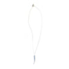 Petite Scaled Tail Necklace Sterling