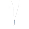 Petite Scaled Tail Necklace Sterling