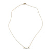 Lateral Twist Spike Necklace Gold