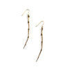 Bat Tail Earrings Brass