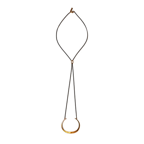 Telson Ring Choker Brass