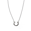 Petite Telson Crescent Necklace Sterling