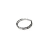 Thorned Ring W Black Diamonds Sterling