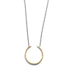 Quill Ring Pendant Brass
