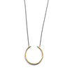 Quill Ring Pendant Brass