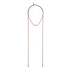 Multi Twist Bar Lariat Brass