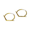 MEDIUM RAY HOOPS BRASS