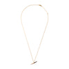 Petite Bionic Spike Quill Necklace Yellow Gold
