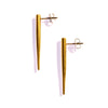 Large Quill Spike Studs Brass
