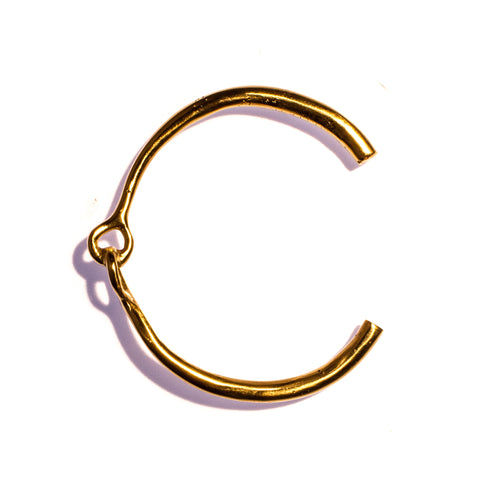 Hinged Cuff Small Brass