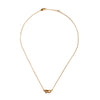 Petite Bismuth Necklace Yellow Gold