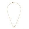 Petite Hinged Necklace Yellow Gold