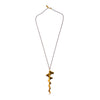 Medium Ric Rac Pendant Brass