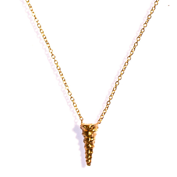 Petite Haworthia Necklace Yellow Gold