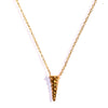 Petite Haworthia Necklace Yellow Gold