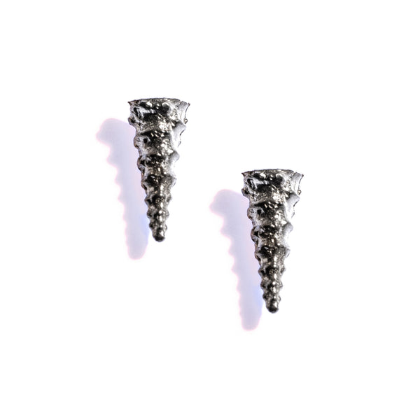 Petite Haworthia Studs Sterling