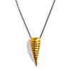 Large Haworthia Pendant Brass