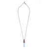 Limited Edition / Large Faceted Crystal Cap Brass / Lemurian Clear Quartz Pendant