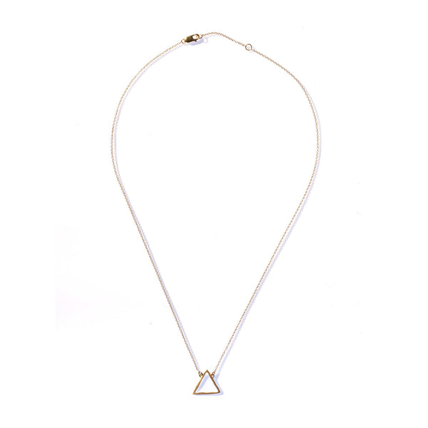 PETITE FIRE NECKLACE 10K YELLOW GOLD