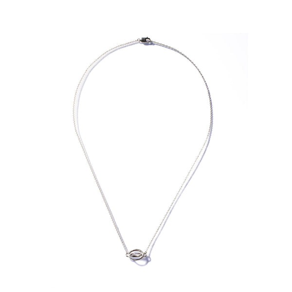 PETITE ENCOMPASS ELLIPSE NECKLACE STERLING SILVER