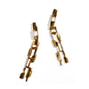 ALATA STRUCTURE EARRINGS BRASS