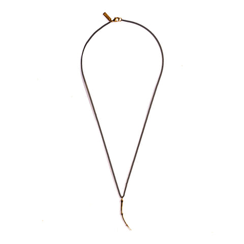 MINI BAT TAIL CHARM PENDANT BRASS