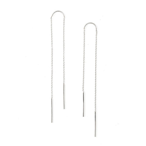 Petite Arc Ear Threaders Sterling