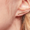 Petite Telson Ear Climber Yellow Gold