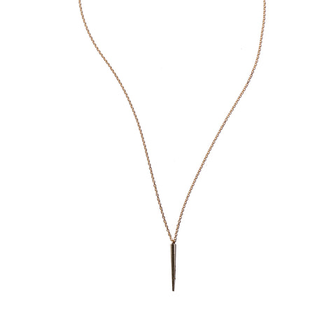 Petite Telson Drop Necklace Yellow Gold
