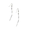 Bat Tail Earrings Sterling