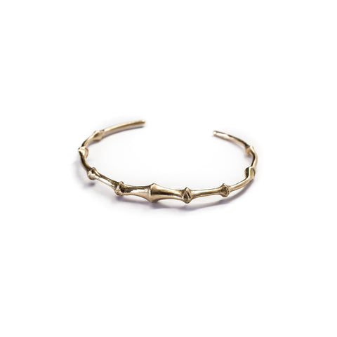 Bat Tail Cuff Brass