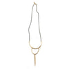 Long Quill Mobile Pendant Brass