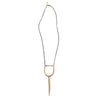 Single Quill Mobile Pendant Brass