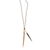 Porcupine Quill / Brass Quill Pendant