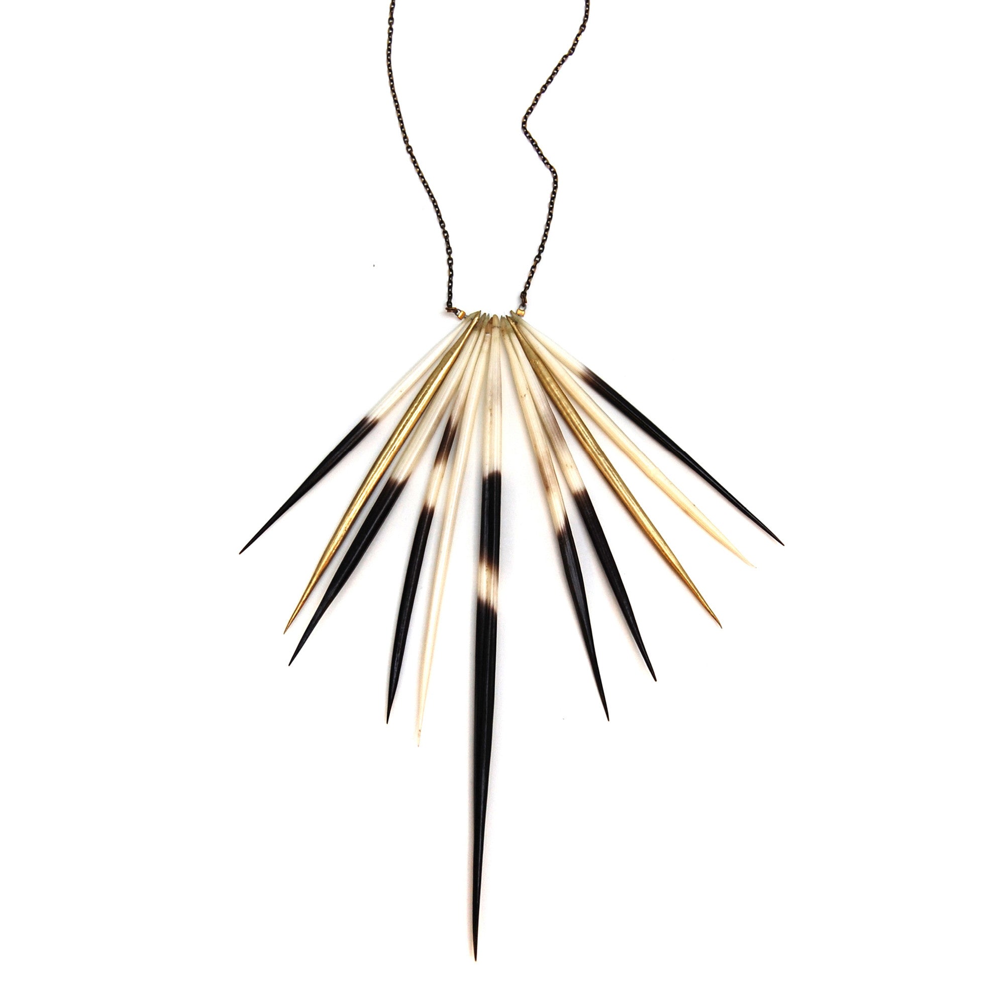 Bullet Porcupine Quill Stick Earrings – Just In Casings Jewelry