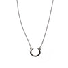 Petite Telson Crescent Necklace Sterling