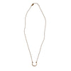 Petite Telson Crescent Necklace Yellow Gold