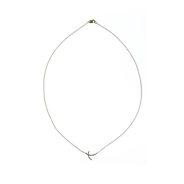 Petite Arc Necklace Yellow Gold