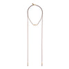 Multi Twist Bar Lariat Brass